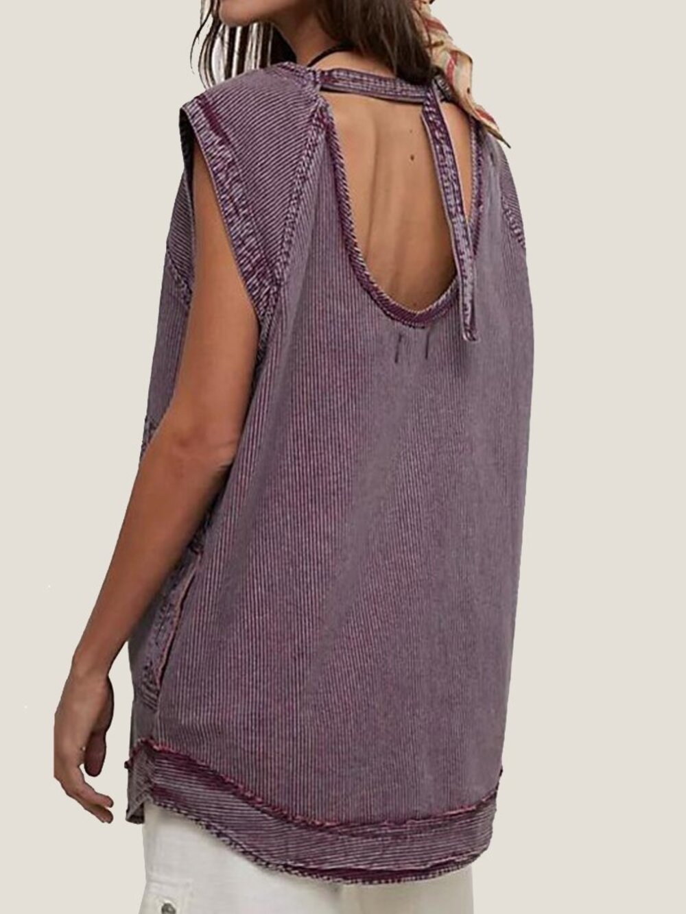 NWOT Free People Madison Railroad Stripe Tunic, sz S - Picture 7 of 11